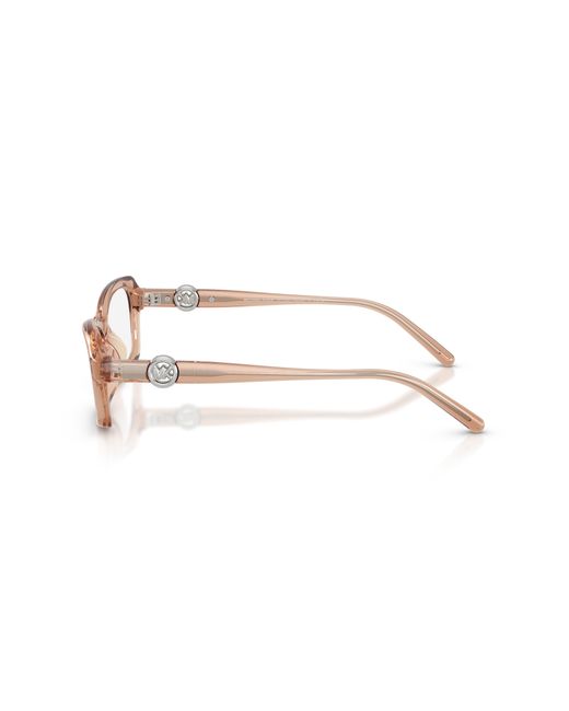 Michael Kors Black Mk4182U Hakone 4051 Optical Frames Injected Transparent Round Normal