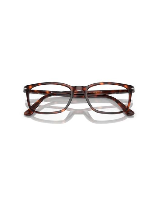 Persol Black Po3189V 24 Optical Frames Acetate Transparent Squared Normal for men