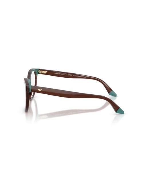 Emporio Armani Black Ea3274 6318 Optical Frames Acetate Round Normal