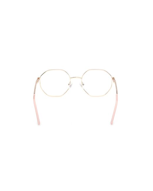 Guess Black Gu50363 073 Optical Frames Metal Geometric Normal