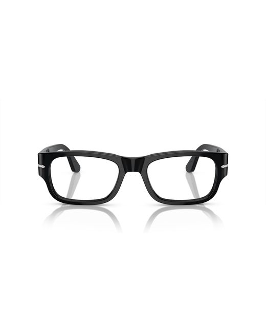 Persol Black Po3324V 95 Optical Frames Acetate Transparent Pillow Normal for men