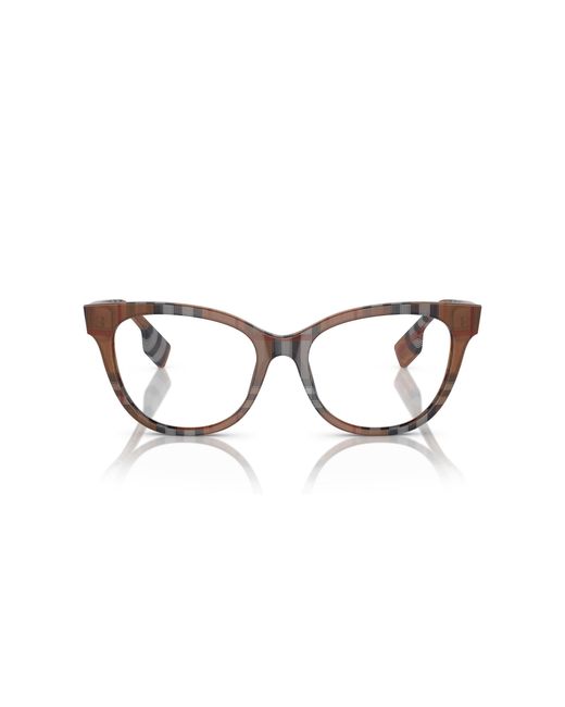 Burberry Black Be2375 Evelyn 3966 Optical Frames Acetate Transparent Cat Eye Normal