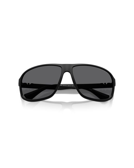 Emporio Armani Black Ea4029 5001T3 Sunglasses Injected Squared Polarized for men