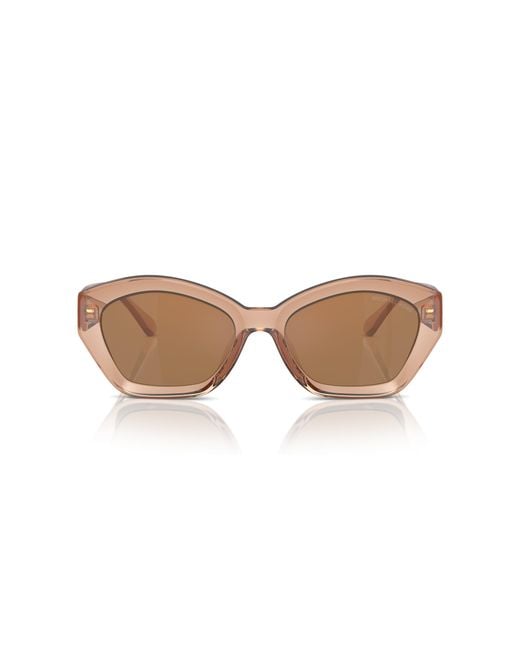 Michael Kors Black Mk2209U Bel Air 3999/O Sunglasses Injected Geometric Normal Mirror