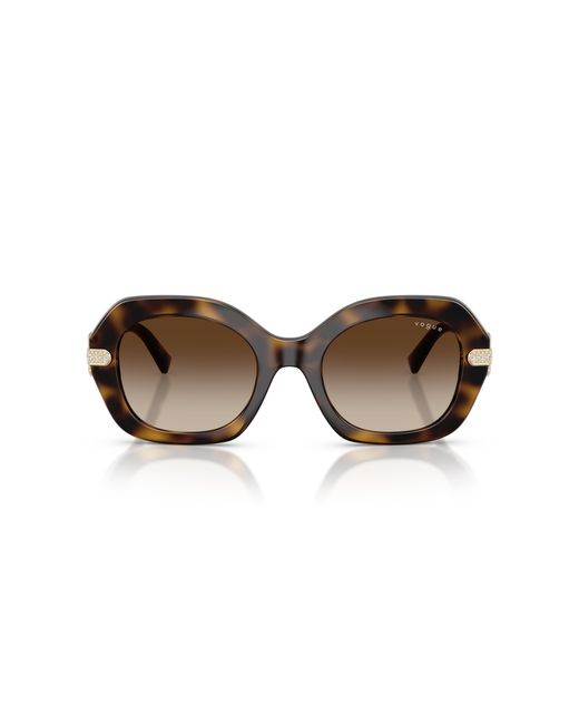 Vogue Eyewear Black Vo5706Sb W65613 Sunglasses Nylon Geometric Normal Nuanced