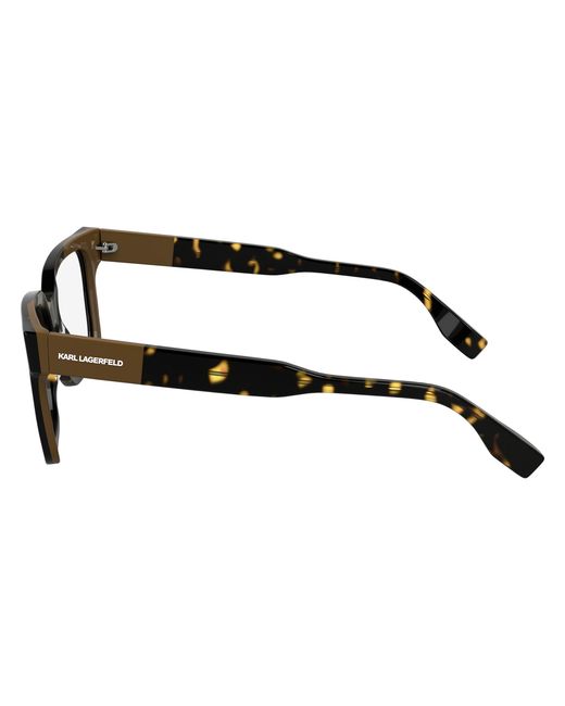 Karl Lagerfeld Black Kl6173 245 Optical Frames Acetate Squared Normal for men