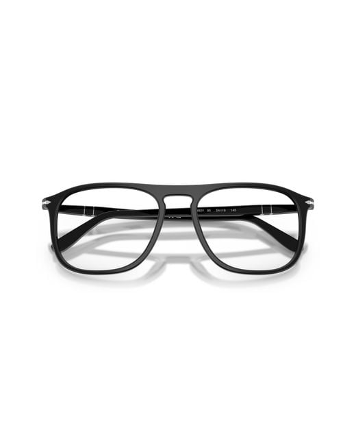 Persol Black Po3392V 95 Optical Frames Acetate Transparent Squared Normal