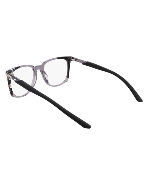Nike Black 7310 021 Optical Frames Acetate Squared Normal