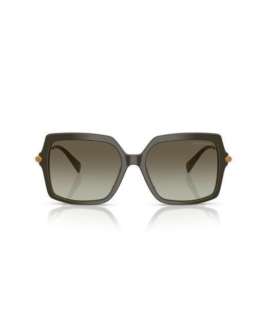 Michael Kors Black Mk2247U Quogue 40193M Sunglasses Acetate Verde Squared Normal Shaded