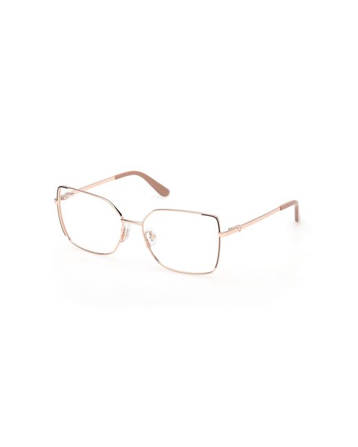 Guess Black Gu50223 059 Optical Frames Metal Squared Normal