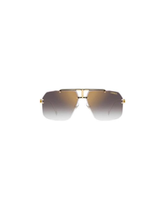 Carrera Black 1054/S Rhl/Fq Sunglasses Metal/ Squared Mirrored Shaded for men
