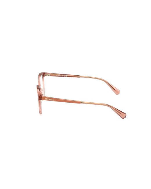MAX&Co. Black Mo5106 072 Optical Frames Injected Round Normal