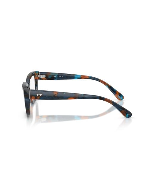 DIESEL Black Dl4003 2043 Optical Frames Acetate Transparent Squared Normal