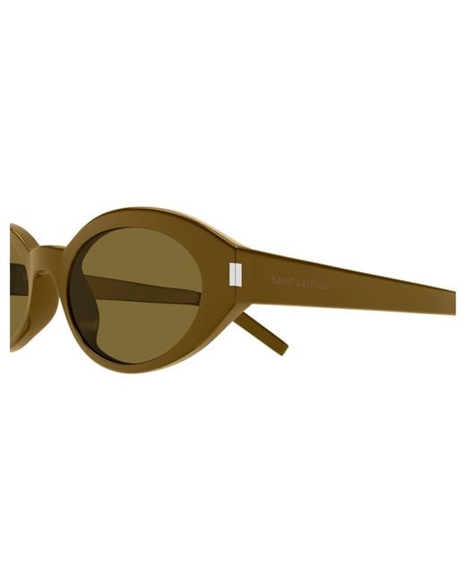 Saint Laurent Black Sl 567 006 Sunglasses Acetate Round