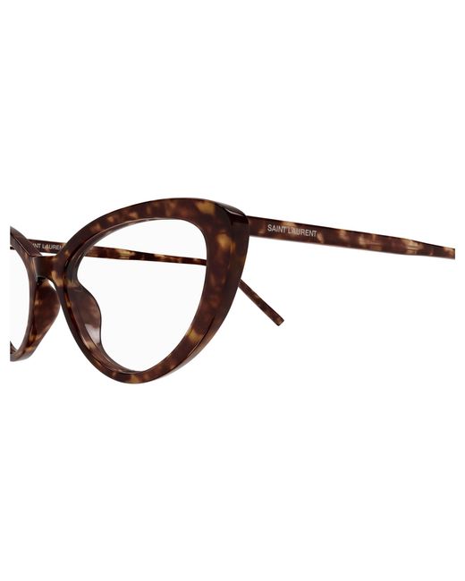 Saint Laurent Black Sl 777 002 Optical Frames Acetate Transparent Cat Eye