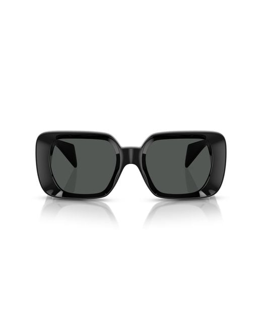 Versace Black Ve4473U Gb1/87 Sunglasses Injected Squared Normal