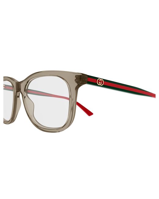Gucci Black Gg1990O 003 Optical Frames Acetate Transparent Squared