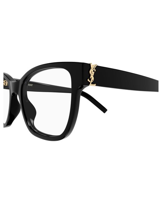Saint Laurent Black Sl M158 001 Optical Frames Acetate Transparent Cat Eye
