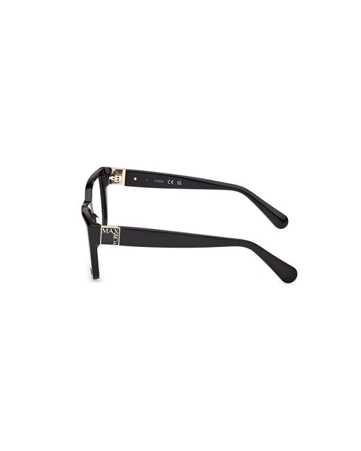 MAX&Co. Black Mo5213 001 Optical Frames Acetate Squared Normal