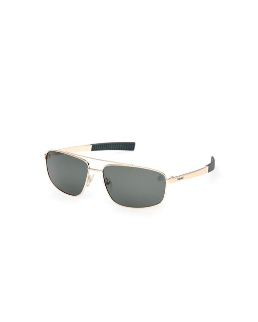Timberland Black Tb00061 32R Sunglasses Metal Squared Polarized for men