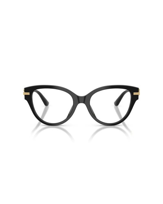 Dolce & Gabbana Black Dg3438 501 Optical Frames Acetate Transparent Butterfly Normal