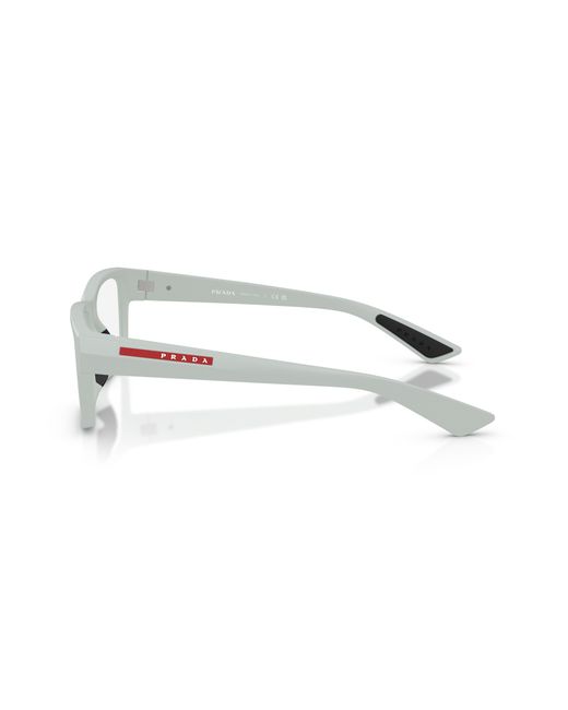 Prada Linea Rossa Black Ps 02Tv 25H1O1 Optical Frames Injected Transparent Pillow Normal for men