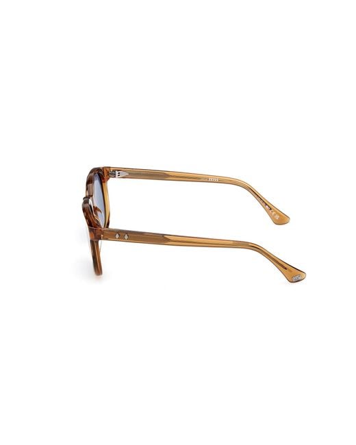 Web Blue We0390 39V Sunglasses Acetate Round Normal for men