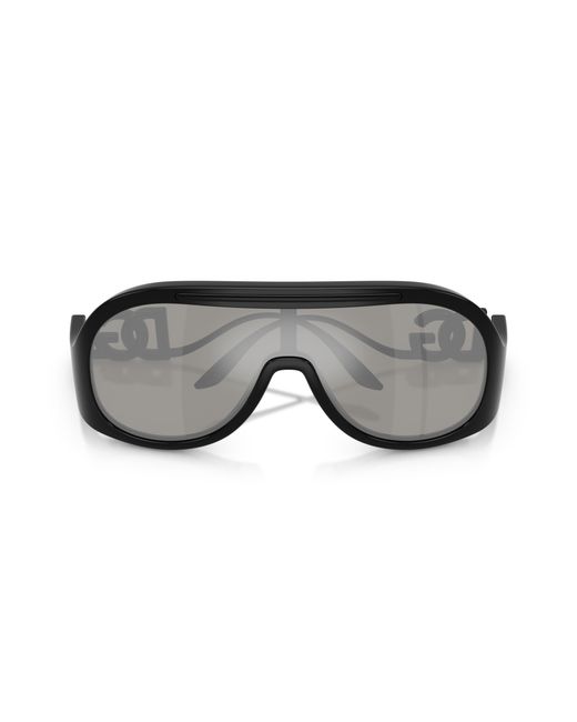 Dolce & Gabbana Black Dg6202 501/6G Sunglasses Injected Pilot Mirrored