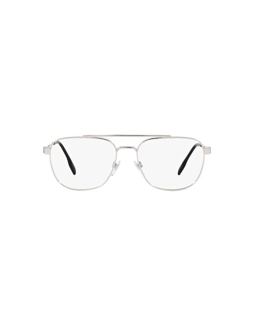 Burberry Black Be1377 Michael 1005 Optical Frames Metal Squared Normal for men