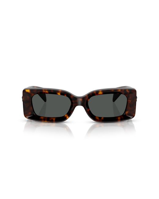 Versace Black Ve4474U 108/87 Sunglasses Injected Squared Normal