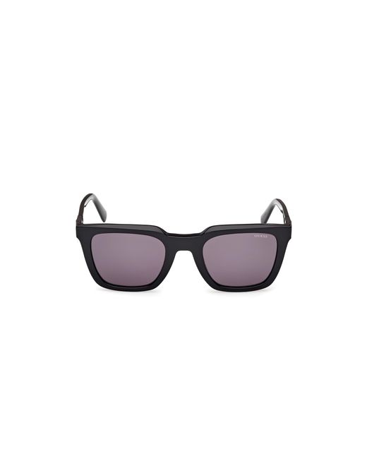 Guess Black Gu00279 01A Sunglasses Acetate Smoke Squared Normal for men