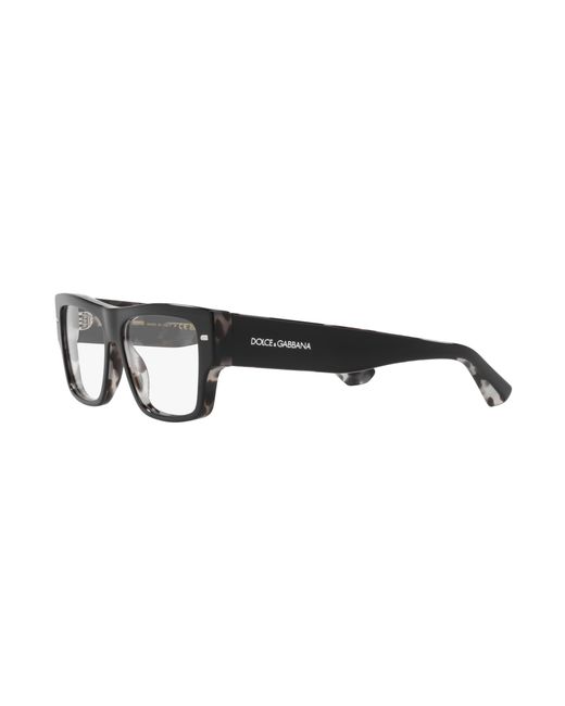 Dolce & Gabbana Black Dg3379 3403 Optical Frames Acetate Transparent Squared Normal for men