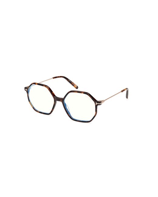 Tom Ford Black Ft5952-B 052 Optical Frames Acetate Geometric Normal