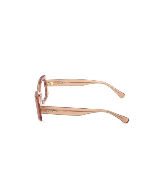Max Mara Black Mm5233 045 Optical Frames Acetate Squared Normal