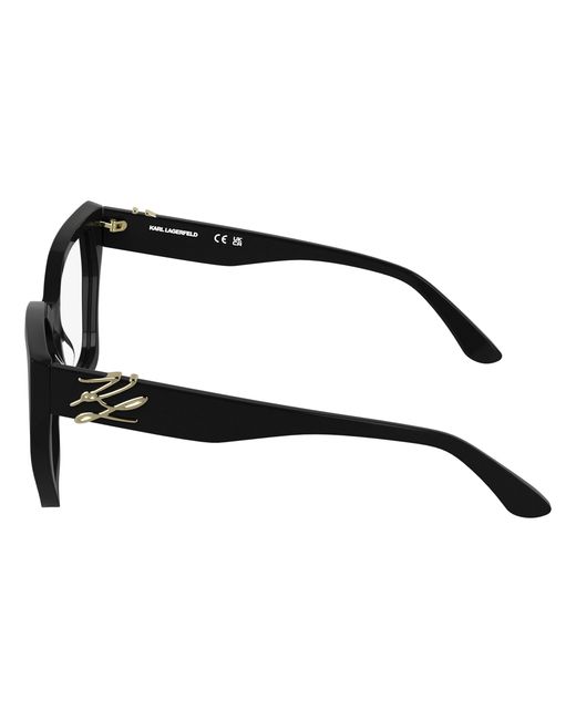Karl Lagerfeld Black Kl6214 001 Optical Frames Acetate Squared Normal