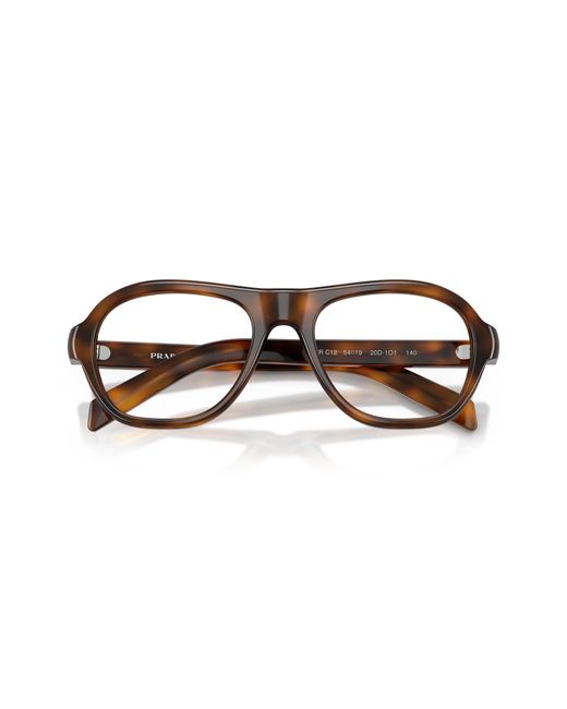 Prada Black Pr C12V 20D1O1 Optical Frames Acetate Pillow Normal