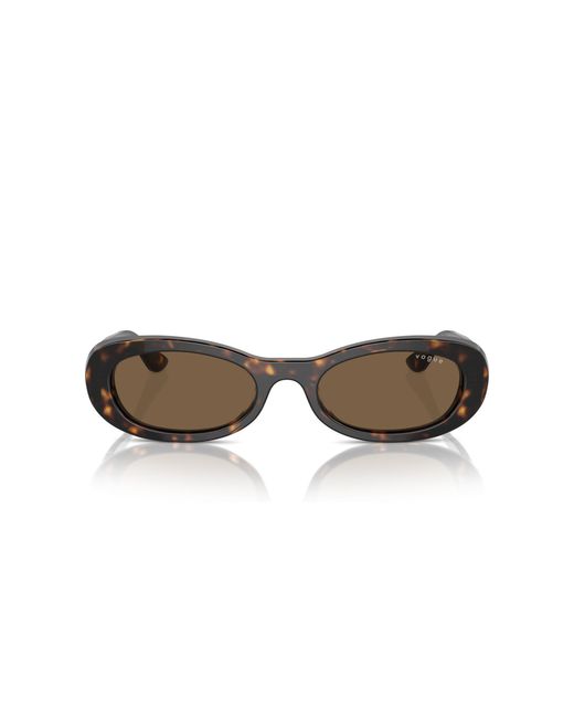 Vogue Eyewear Black Vo5582S W65673 Sunglasses Acetate Round Normal