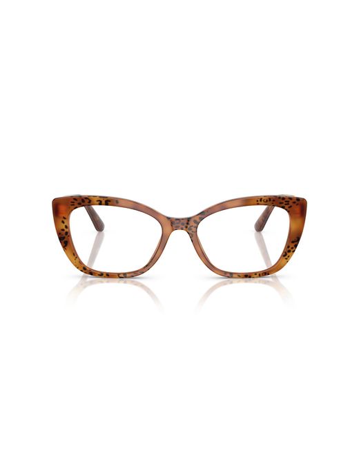 Dolce & Gabbana Black Dg3398 3380 Optical Frames Acetate Transparent Cat Eye Normal