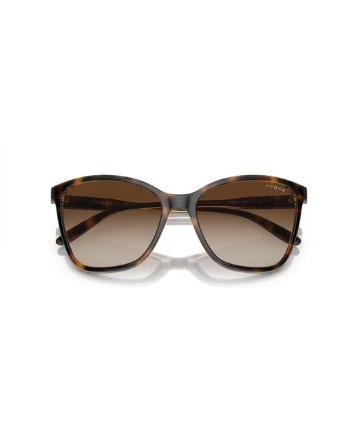 Vogue Eyewear Black Vo5520S W65613 Sunglasses Nylon Butterfly Normal Shaded