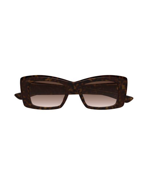 McQueen Black Am0526S 002 Sunglasses Acetate Squared