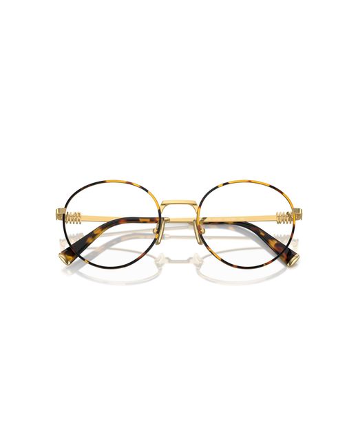 Miu Miu Black Mu 52Xv 14U1O1 Optical Frames Metal Transparent Round Normal
