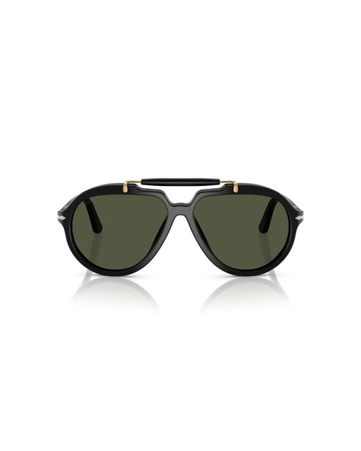 Persol Black Po0202S 95/31 Sunglasses Acetate Squared Normal
