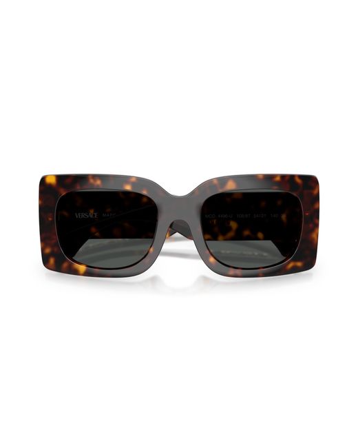 Versace Black Ve4496U 108/87 Sunglasses Injected Squared Normal