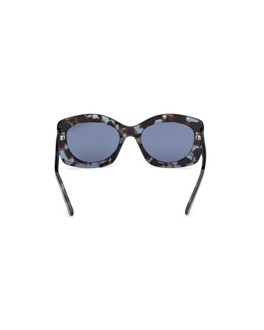 Emilio Pucci Black Ep0259 55V Sunglasses Butterfly Normal