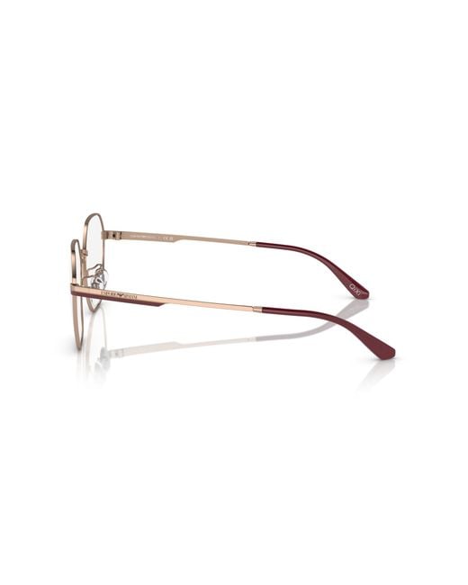 Emporio Armani Black Ea1145D 3334 Optical Frames Metal Transparent Round Normal