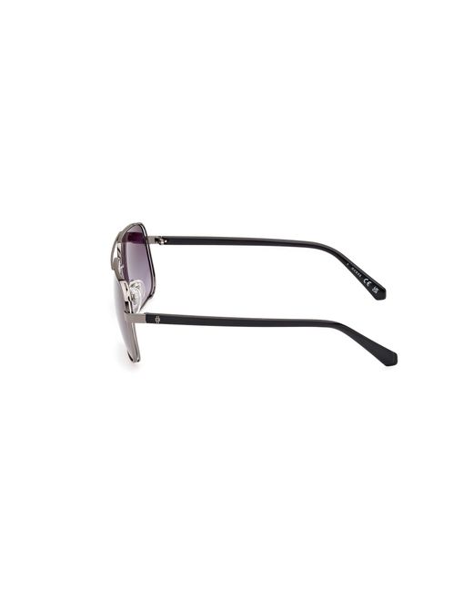 Guess Black Gu00119 08B Sunglasses Metal Squared Normal for men
