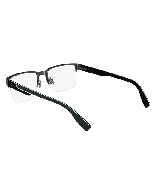 Lacoste Black L2305 038 Optical Frames Metal Squared Normal for men