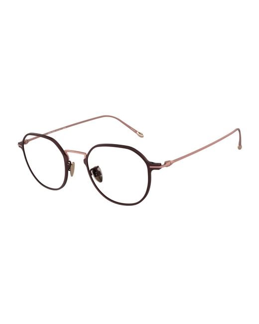 Giorgio Armani Black Ar6138Tm 3347 Optical Frames Titanium Transparent Pantos Normal for men