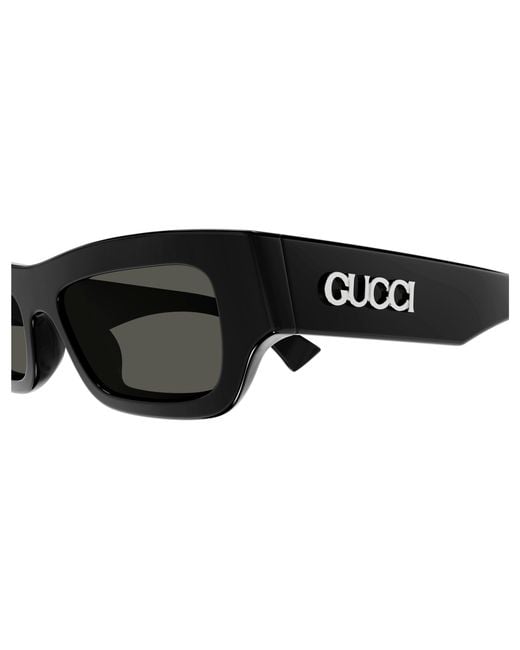Gucci Black Gg1839S 001 Sunglasses Acetate Squared for men