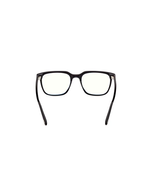 Tom Ford Black Ft5818-B 001 Optical Frames Acetate Squared Normal for men